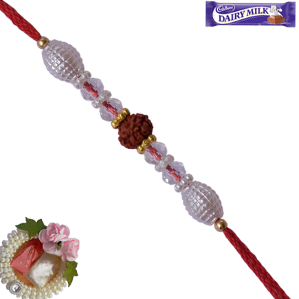 Simple Perl With Rudraksh  Rakhi