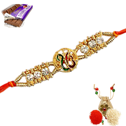 Designer Punjabi Ek Om Rakhi