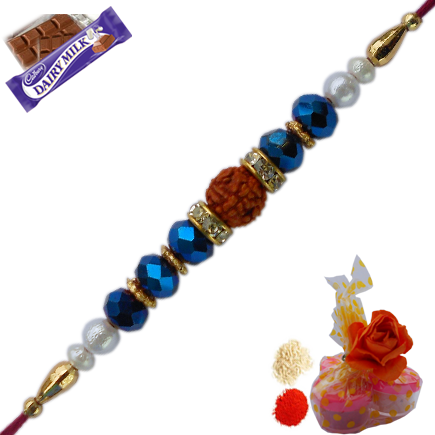 Blue Stone Fancy Rakhi