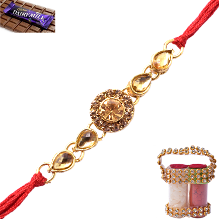 GOLDEN FANSY RAKHI