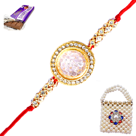 RICH DIGIERN GOLD AND DIAMOND RAKHI