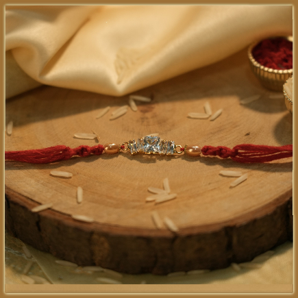 Beautiful Diamonds Rakhi