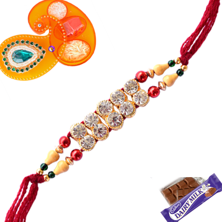 Fancy Diamonds Rakhi